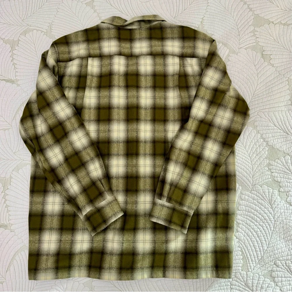 NWT Pendleton Men's Green Plaid Board Shirt- Size XL - Picture 10 of 10